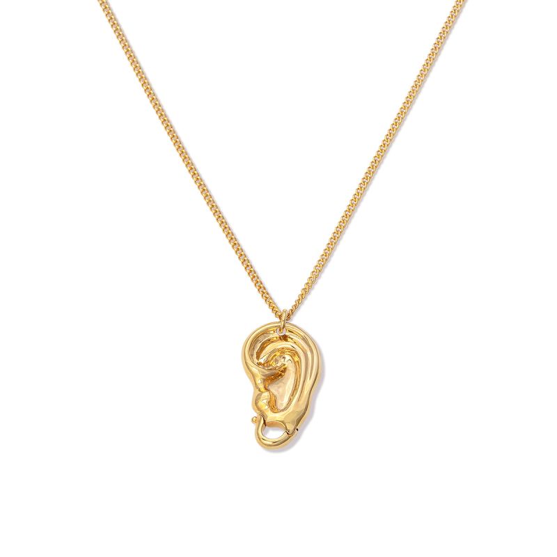 Eavesdrop Gold Clasp Necklace image