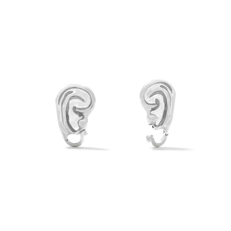 Eavesdrop Silver Clasp Earring image