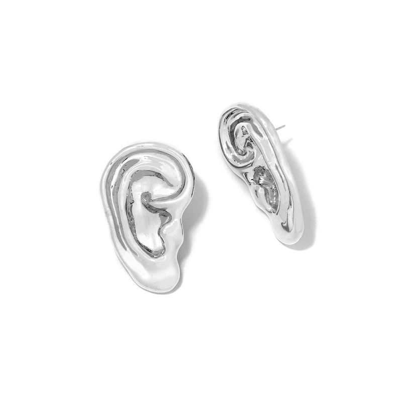 Eavesdrop Silver Large Earring image