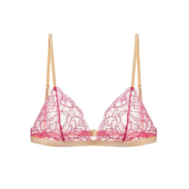 Gigi Bra - Pink & Purple | Perilla Lingerie | Wolf & Badger