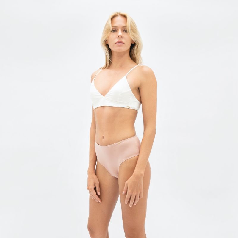 Amalfi Modal High Waist Briefs In Peony Pink image