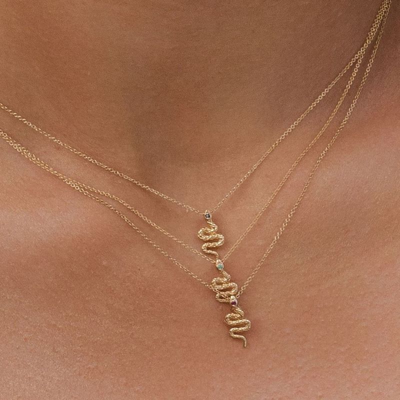 Snake wrap necklace hotsell