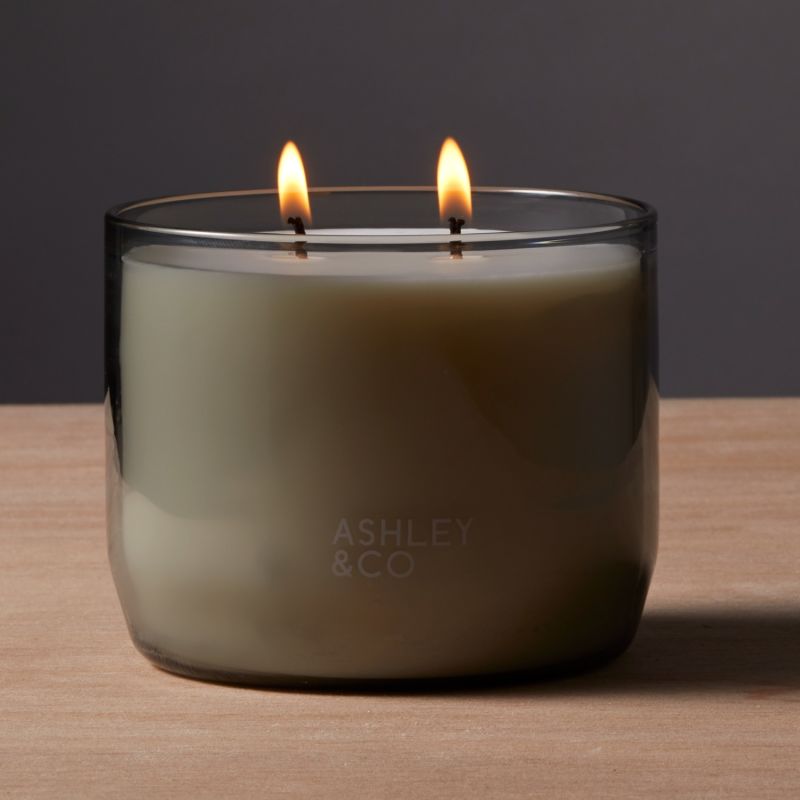 Waxed Perfume XL Two Wick Candle | Blossom & Gilt image