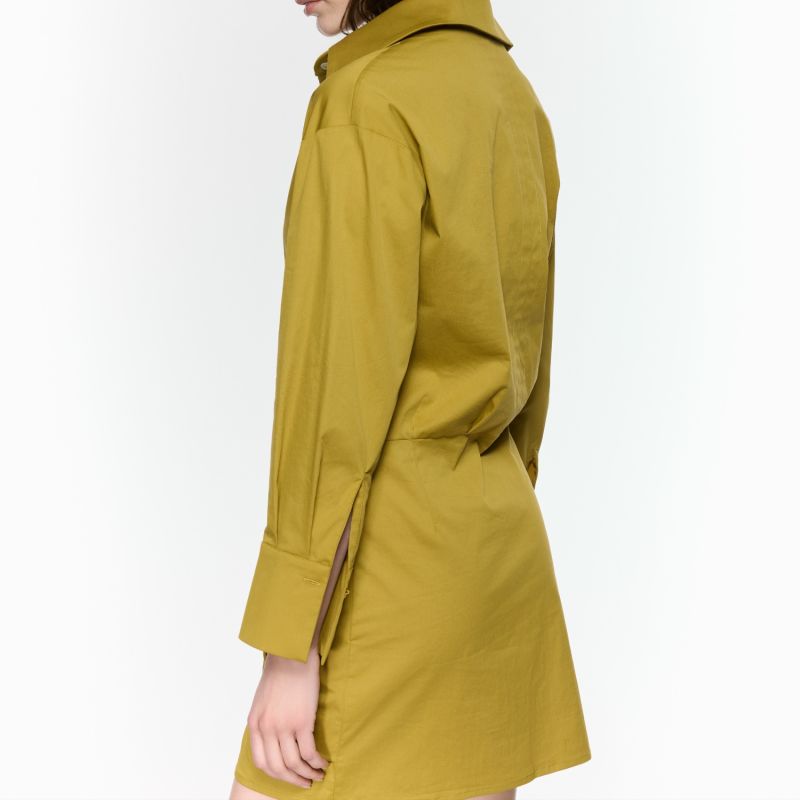 Eddy Mustard Shirt Dress image