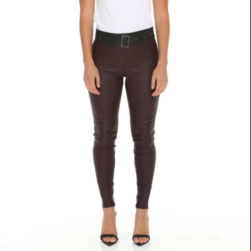 West Broadway Legging Shiraz Stretch Leather image