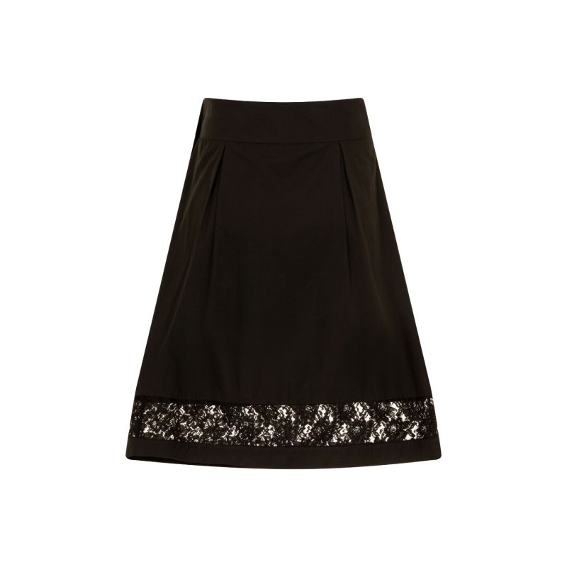 Black Cotton Skirt image