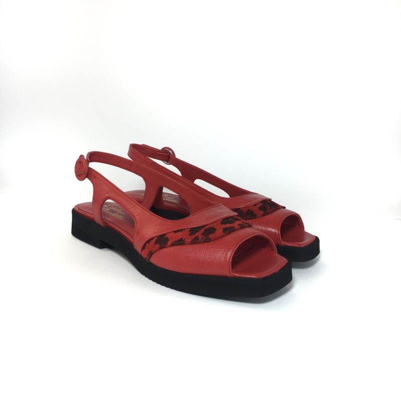 Lijadusis Red Black Sandals image