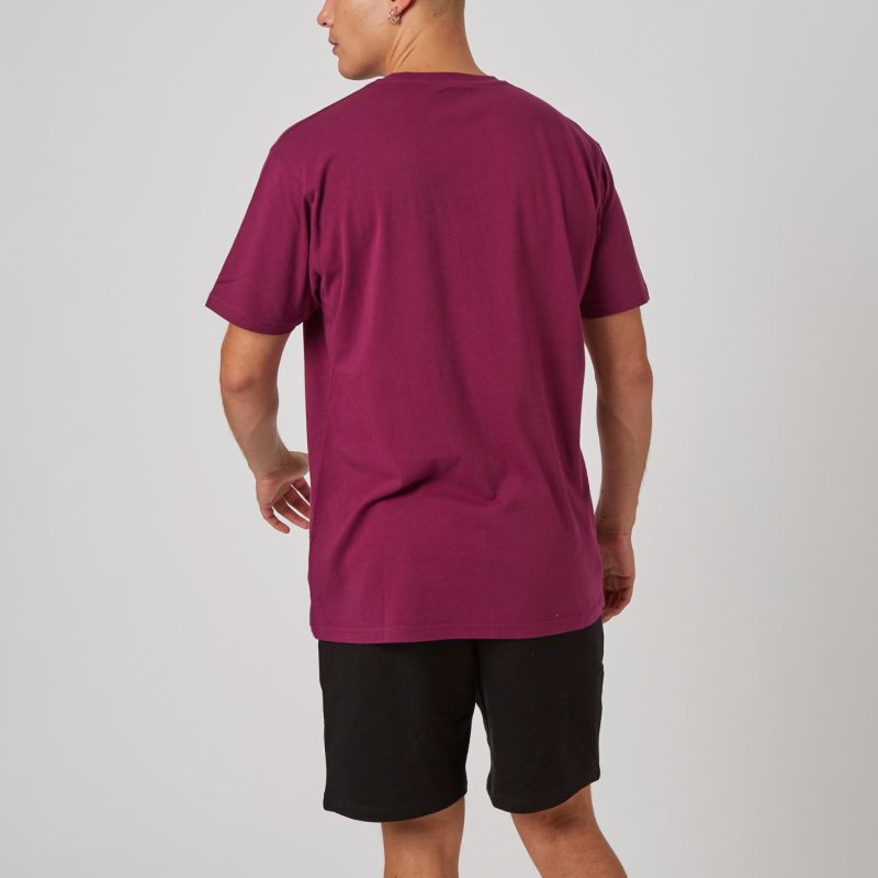 Virunga Mens Pocket T - Pink & Purple image