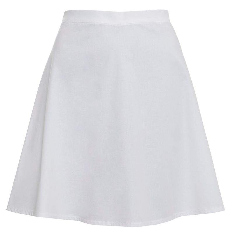 Luna Mini Skirt In White Cotton image