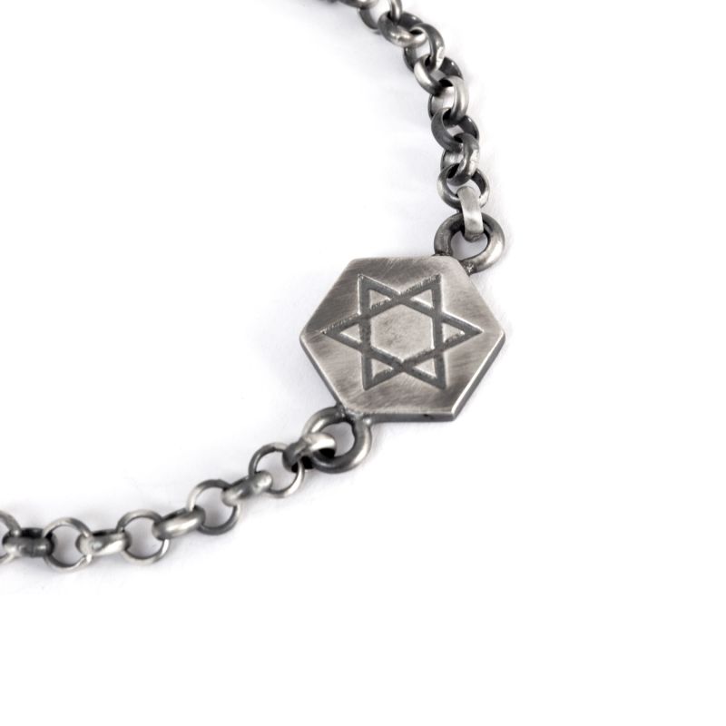 Star of hotsell david bracelet mens