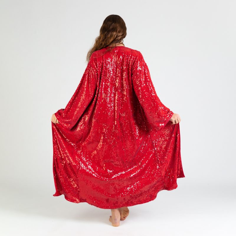 Scarlett - Ruby Red Sequin Robe image