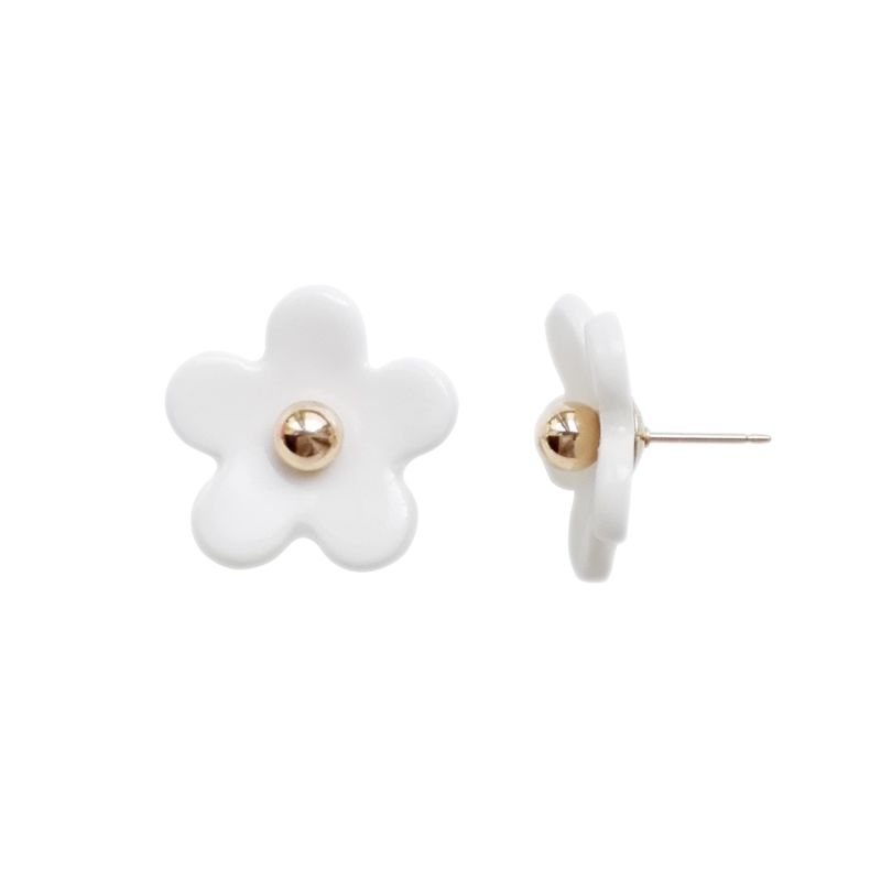 Everyday Porcelain Daisy Stud Earrings image