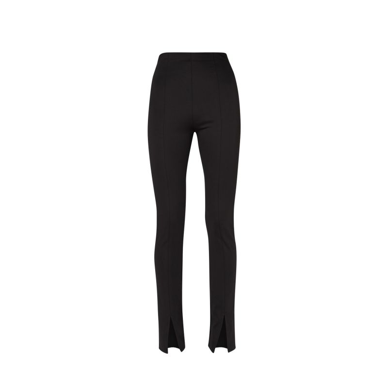 Elastane Front Slit Leggings, LIA ARAM