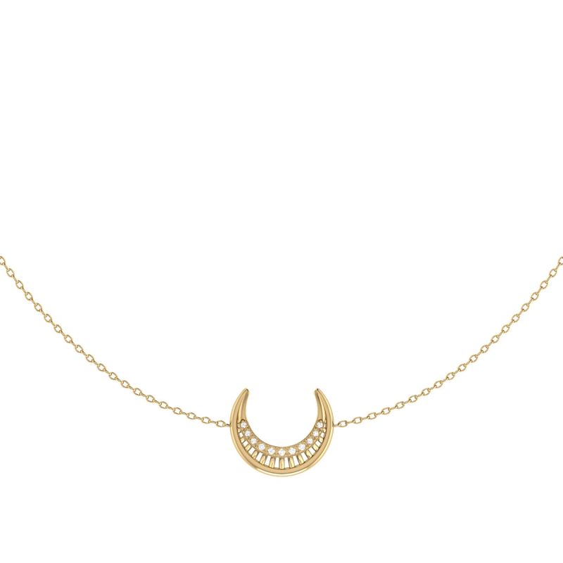 Midnight Necklace In 14 Kt Yellow Gold Vermeil On Sterling Silver image