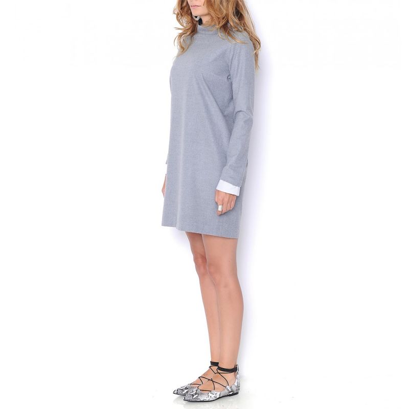 Nova Grey Cashmere & Wool Dress image