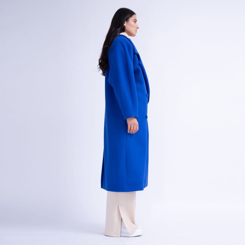 Electric blue coat womens 2025