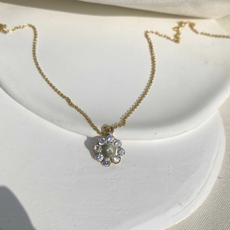 Electric Garden Large Diamond Pendant Necklace image