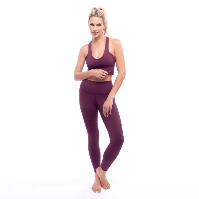 Elevate High Waisted Legging - Sangria image