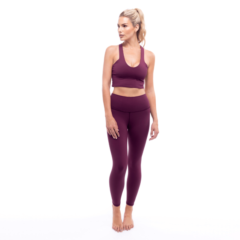 Elevate High Waisted Legging - Sangria image