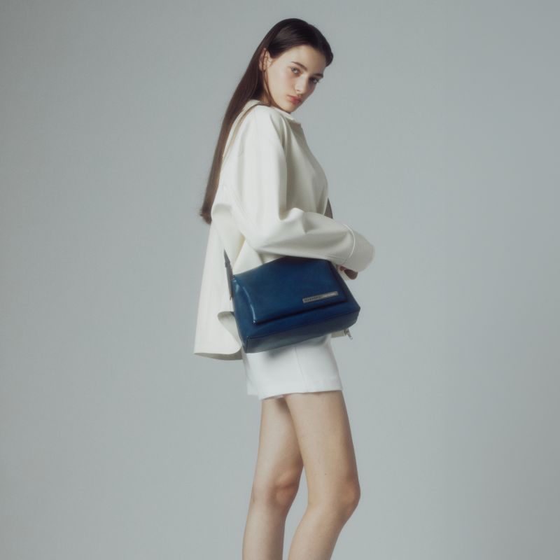 Elly Bag  - Vegan Leather - Blue image