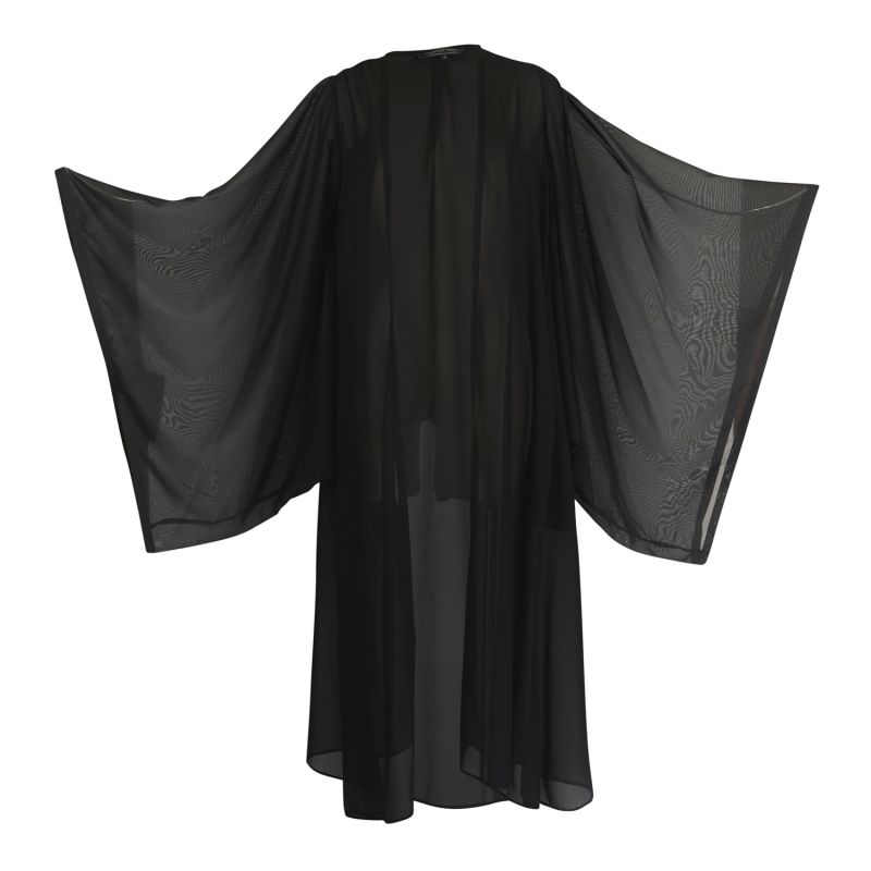 Black Sheer Kimono image