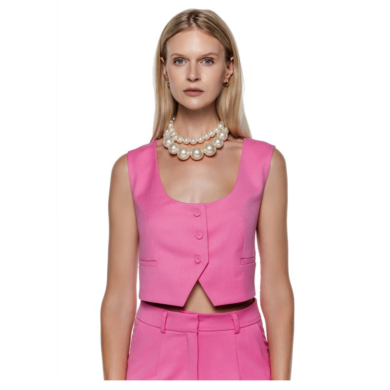 Emanuel Bubblegum Pink Waistcoat image