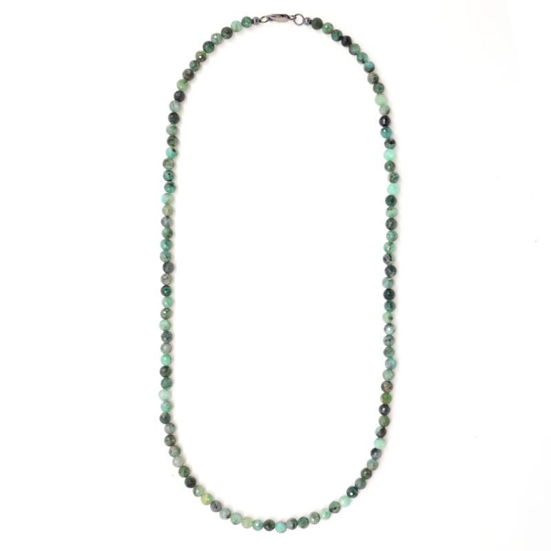 Emerald Beaded Necklace image