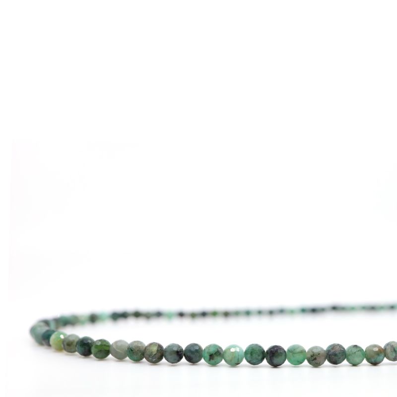 Emerald Beaded Necklace image