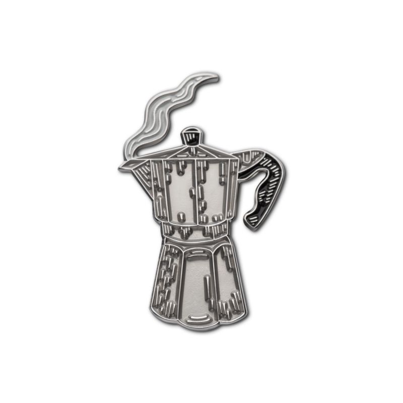 Enamel Metal Moka Pot image