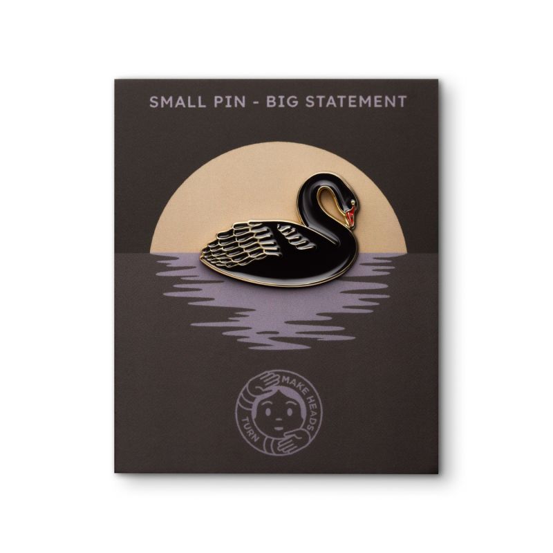 Enamel Pin Black Swan image