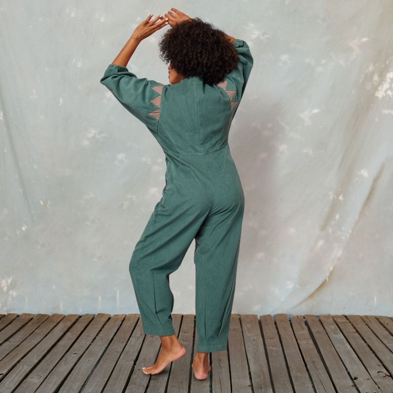 Fätou Jumpsuit In Leaf Green image