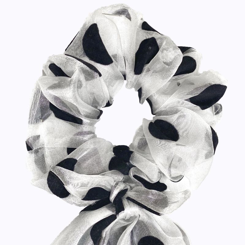 Polka Dot Scarf Scrunchie image