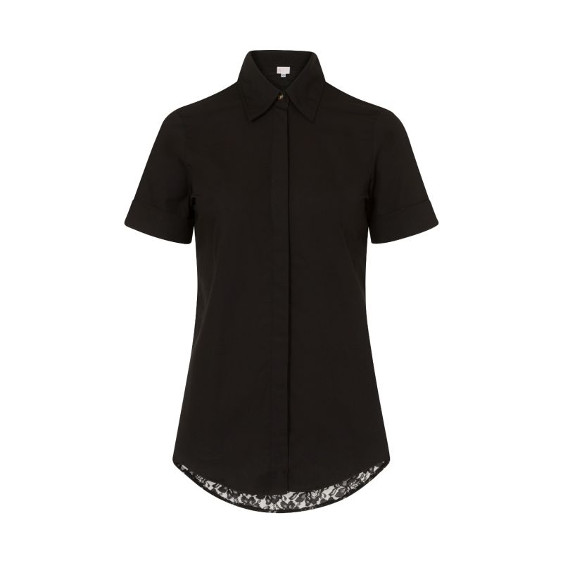 Black Cotton Classic Shirt image