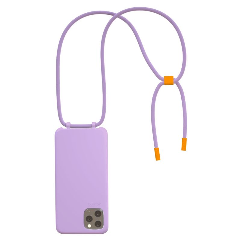 Bonibi Crossbody Phone Case For All Iphone Models - Lilac-Tangerine image
