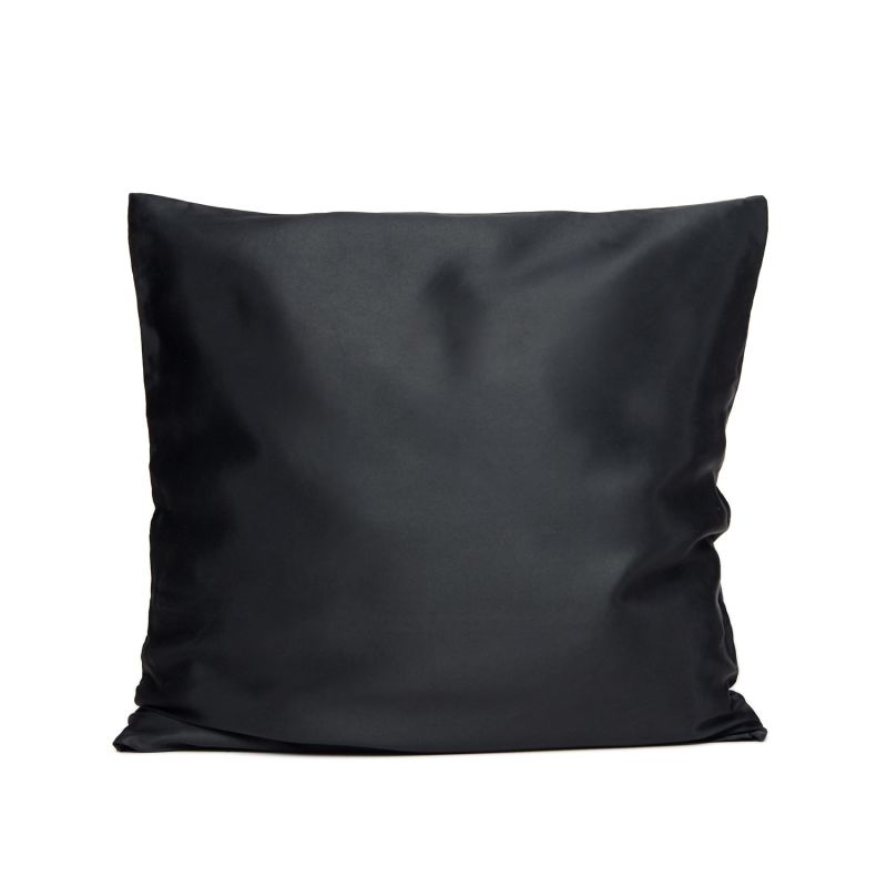 Silk Pillowcase Travel Black image