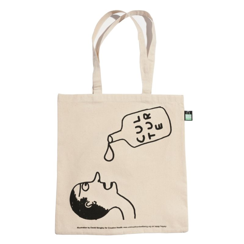 David Shrigley Creative Health Tote Bag Culture image