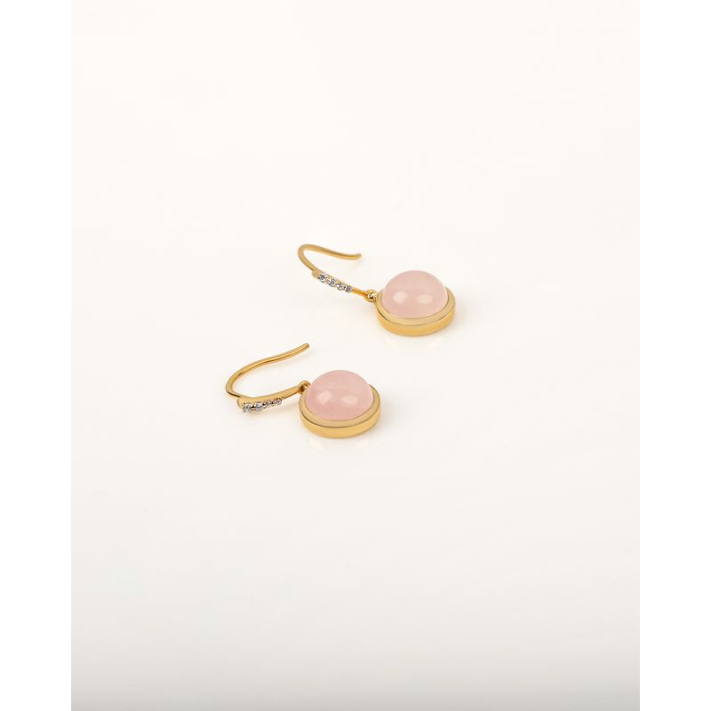 Eraya Blush Round Earrings image