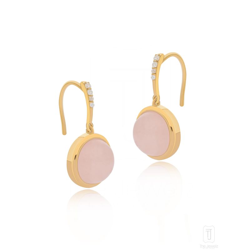 Eraya Blush Round Earrings image