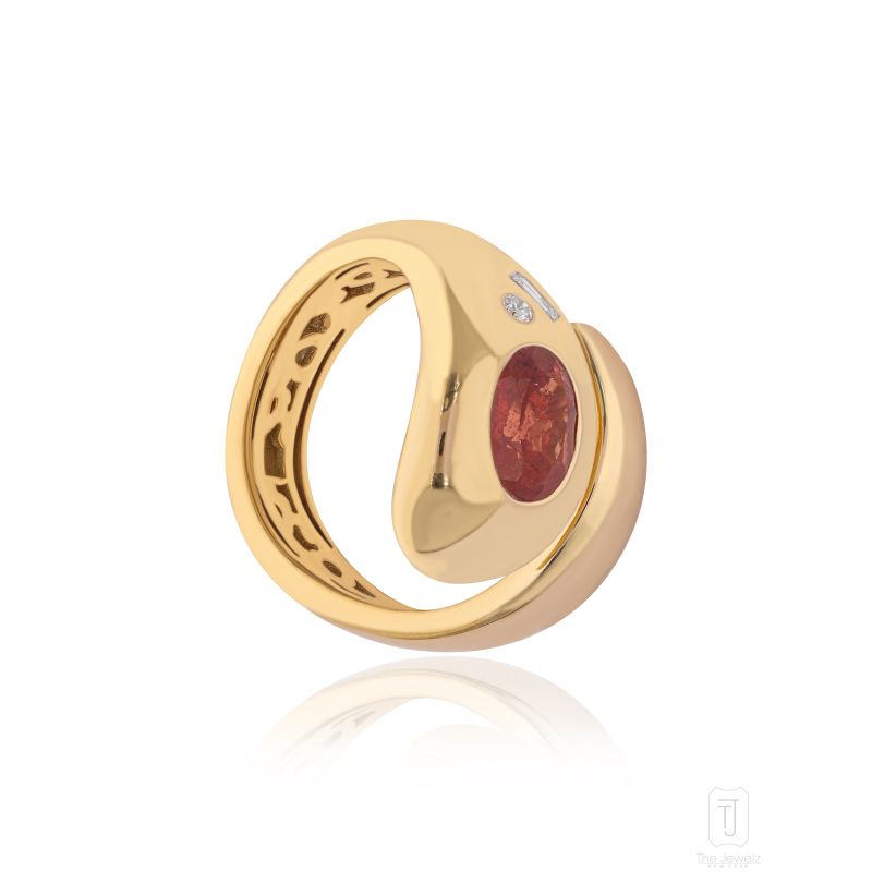 Eraya Crimson By-Pass Ring image