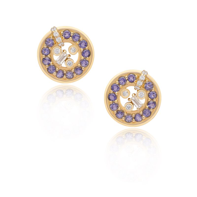 Eraya Pale Fire Studs image