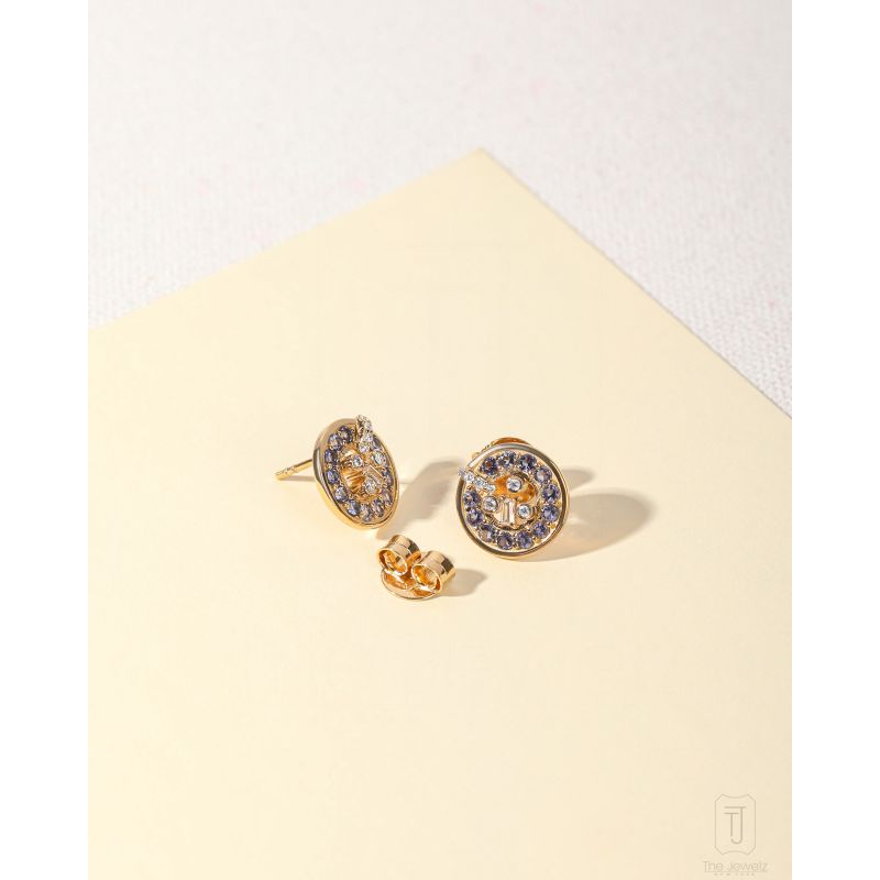 Eraya Pale Fire Studs image