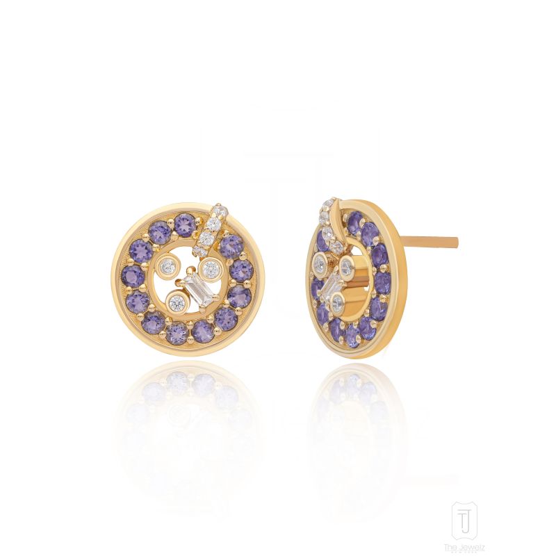 Eraya Pale Fire Studs image