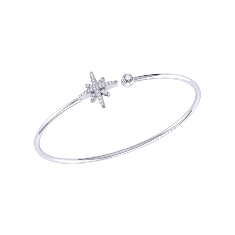 North Star Cuff In Sterling Silver image