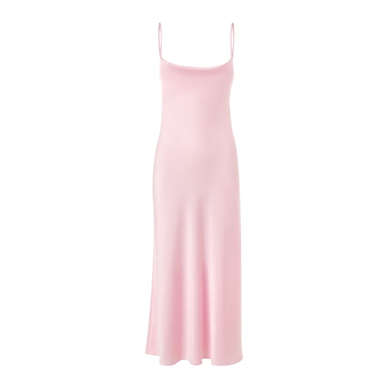 Essentials - Satin Dress - Light Pink | SAVANNA | Wolf & Badger