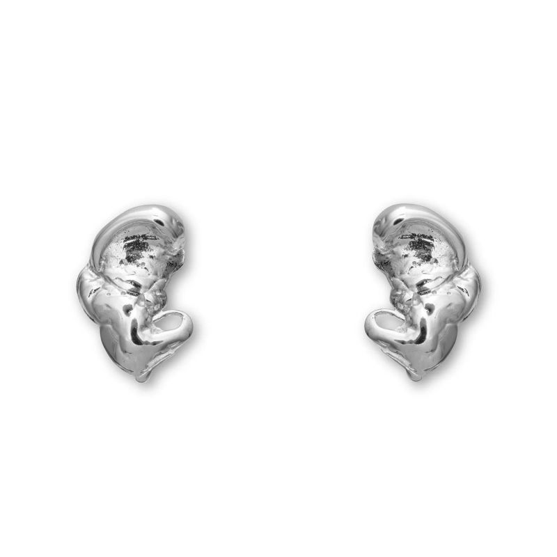 Euphoria Elephant Small Earrings Silver image