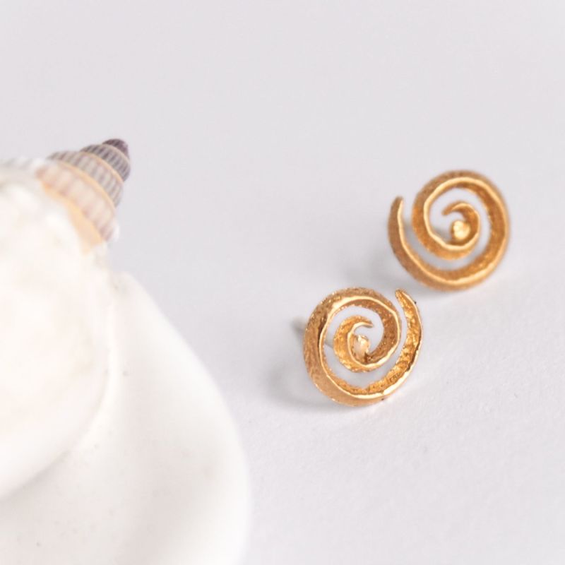 Eureka Gold Stud Earrings image