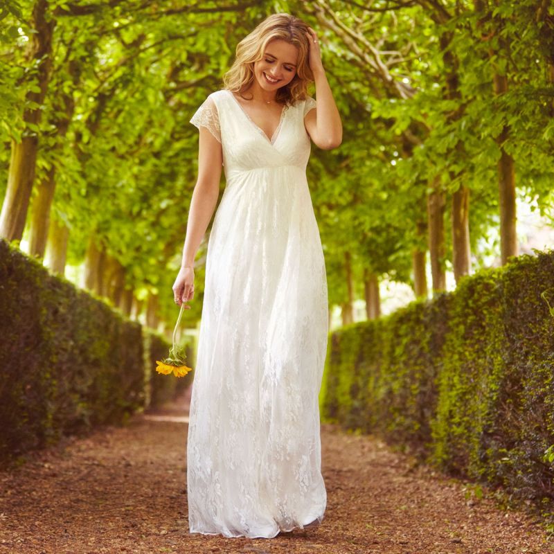 Evangeline Bridal Gown In Ivory Lace image