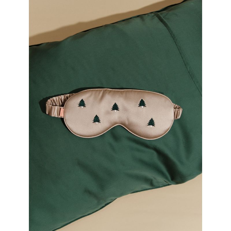 "Evergreen" Silk Sleep Eye Mask image