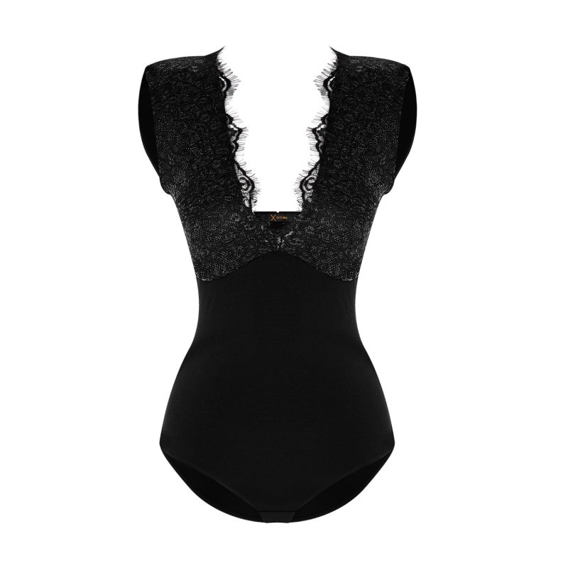 Experience Opullence Body Suit With Lace Skirt image