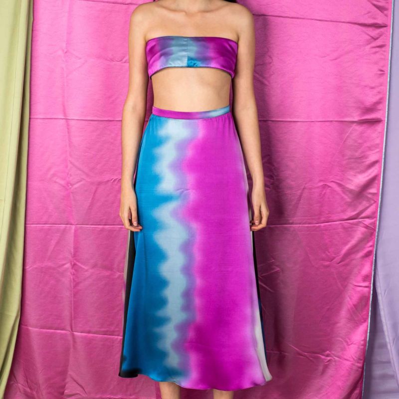 Luna Silk Skirt image